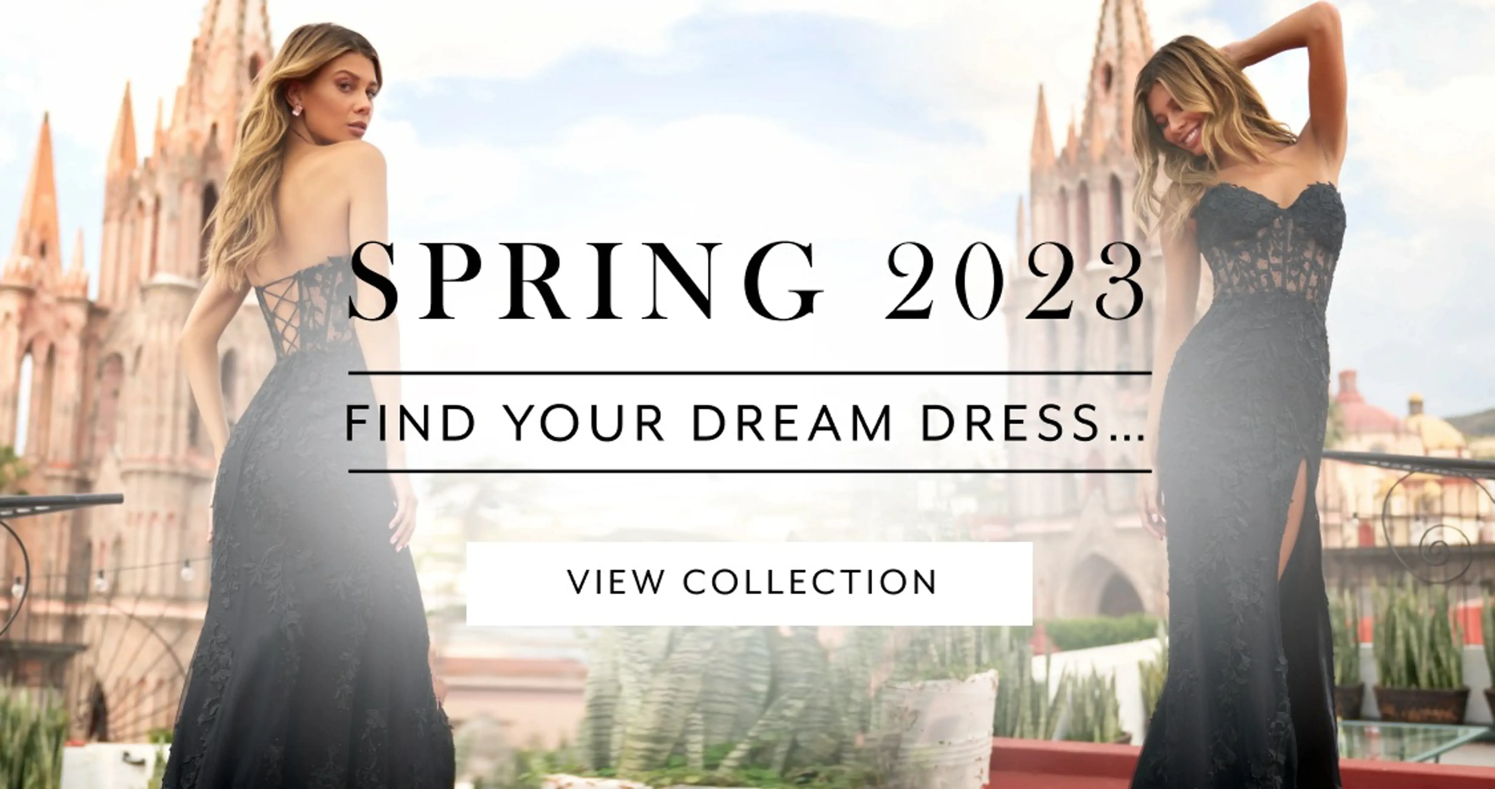 "Prom Spring 2023" banner for mobile